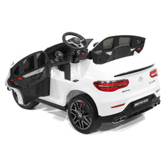 EMotorad Formula Fun Mercedes AMZ GLC Ride-On Car, White, 3Y+