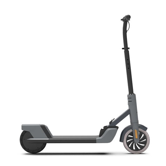 EMotorad Lil E Junior Electric Kick Scooter for Kids 6+ Years | Foldable Aluminum Alloy Frame | 100W Hub Motor & 2.6Ah Battery | Smooth Acceleration, Up to 8 km Range | Lightweight, Safe, and Fun Ride - Charcoal Grey