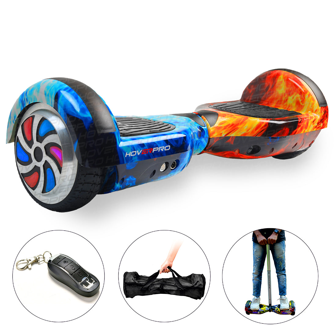 Buy H6+ Cool Fire Hoverboard at Lowest Price in India