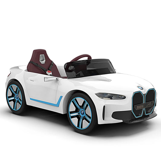 EMotorad Formula Fun BMW i4 Ride-On Car, White, 3Y+