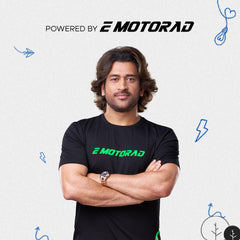 EMotorad Lil E Junior Electric Kick Scooter for Kids 6+ Years | Foldable Aluminum Alloy Frame | 100W Hub Motor & 2.6Ah Battery | Smooth Acceleration, Up to 8 km Range | Lightweight, Safe, and Fun Ride - Active Red