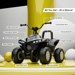 Emotorad Turbo Trek ATV (Yellow Streak)