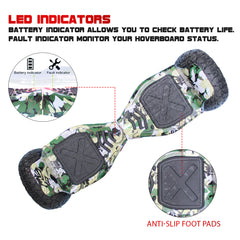 H9 Green Military Off-road Hummer Hoverboard
