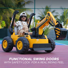 EMotorad Formula Fun Excavator Yellow