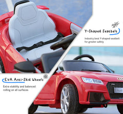 EMotorad Formula Fun AUDI TTRS TOY CAR (Red), 3Y+