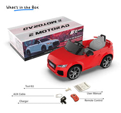 EMotorad Formula Fun AUDI TTRS TOY CAR (Red), 3Y+