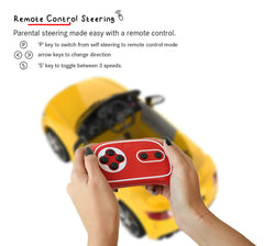 EMotorad Formula Fun AUDI TTRS TOY CAR (Yellow), 3Y+