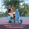 Emotorad Formula Fun Vespa Toy Ride-On Scooter (Blue), 3-6 Years