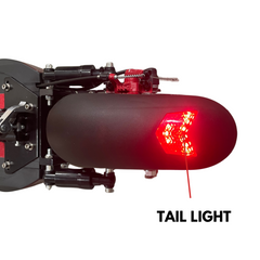 Beast Air Offroader Foldable Electric Scooter (Red)