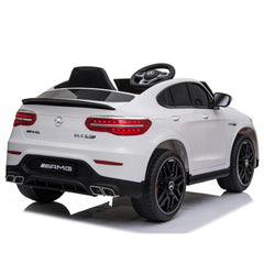 EMotorad Formula Fun Mercedes AMZ GLC Ride-On Car, White, 3Y+