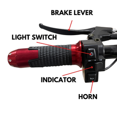 Beast Air Offroader Foldable Electric Scooter (Red)
