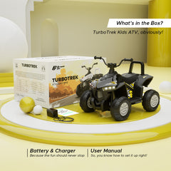 Emotorad Turbo Trek ATV (Yellow Streak)