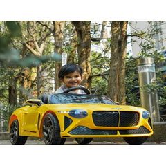 EMotorad Formula Fun BENTLEY BACALAR TOY CAR (Yellow), 3Y+