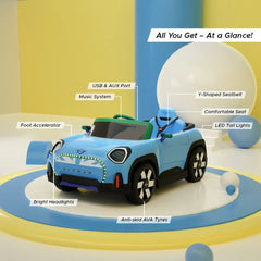 Emotorad Formula Fun Mini Cooper Aceman - Blue