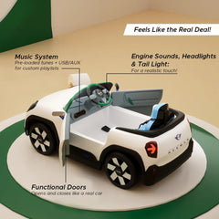 Emotorad Formula Fun Mini Cooper Aceman -White