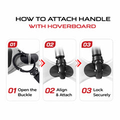 Hoverpro H6 Handle Attachment | Adjustable Handlebar for Kids & Adults