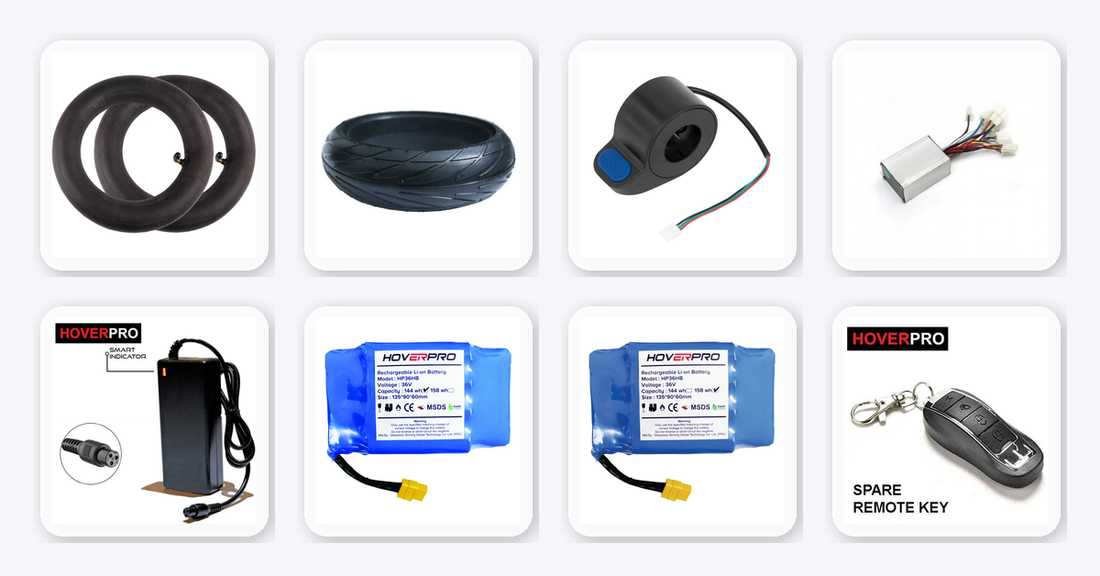 10 Must-Have Accessories (and Spares) for Hoverboards & E-Scooters in India