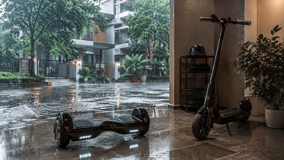 Monsoon Care Guide for Hoverboards & E-Scooters in India: Rain, Wet Roads, Rust & Storage