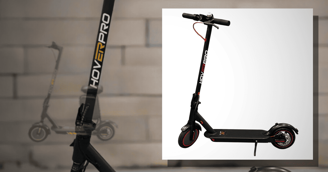 Hoverpro electric scooter in a lifestyle setting for a blog on India 2026 e-scooter rules, including license, registration, helmet, and age requirements.