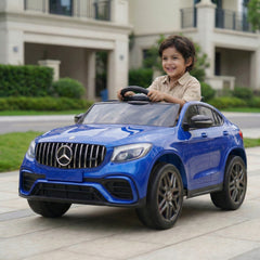 EMotorad Formula Fun Mercedes AMZ GLC Ride-On Car, Blue, 3Y+