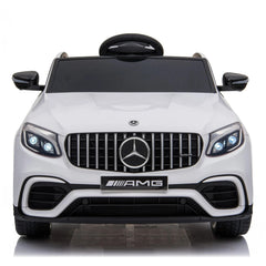 EMotorad Formula Fun Mercedes AMZ GLC Ride-On Car, White, 3Y+