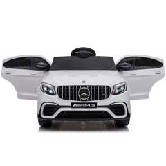 EMotorad Formula Fun Mercedes AMZ GLC Ride-On Car, White, 3Y+
