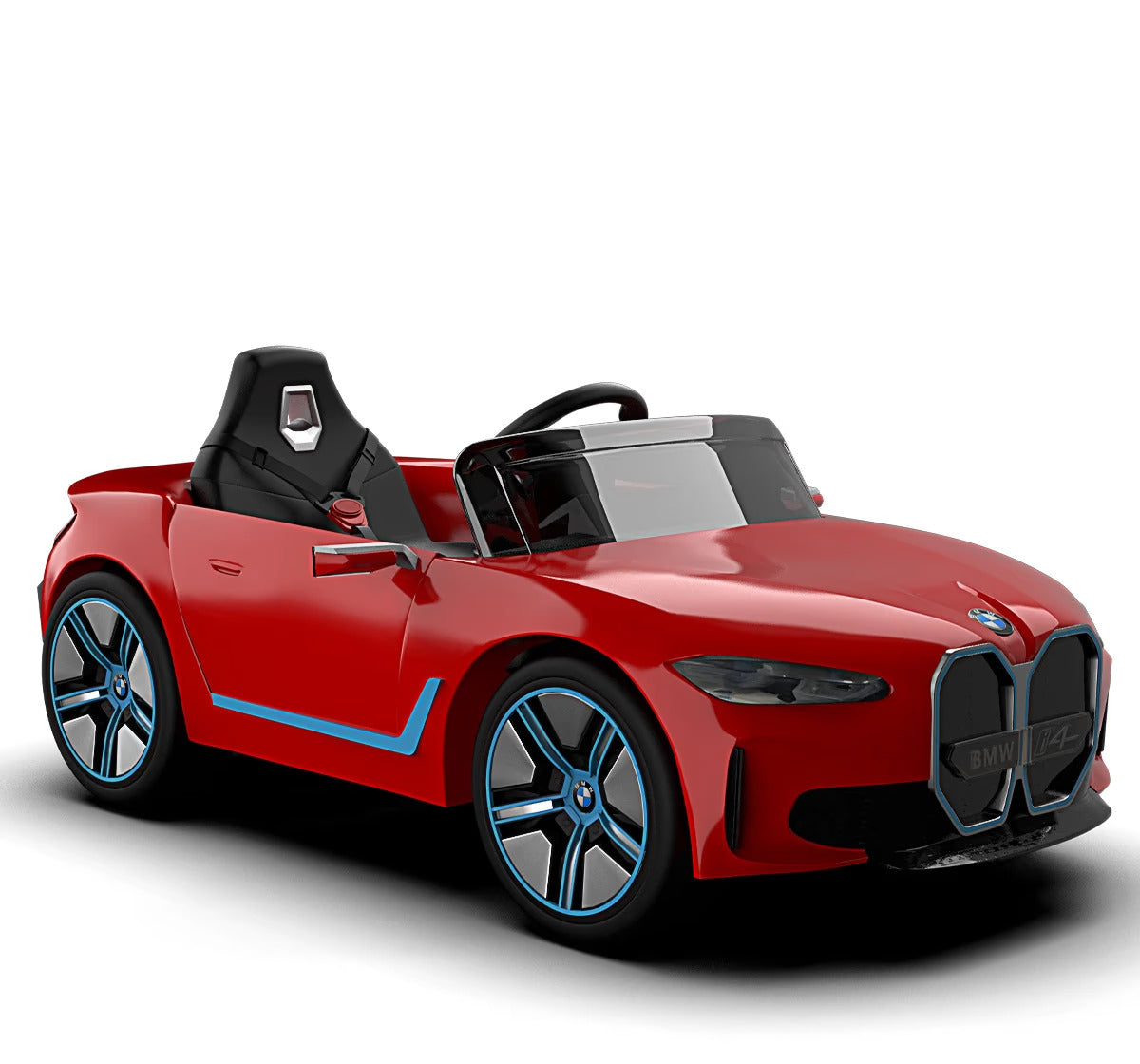 EMotorad Formula Fun BMW i4 Ride-On Car, Red, 3Y+