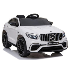 EMotorad Formula Fun Mercedes AMZ GLC Ride-On Car, White, 3Y+