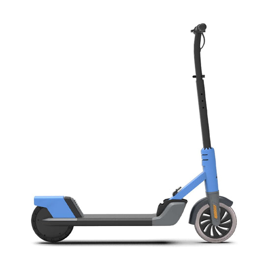 EMotorad Lil E Junior Electric Kick Scooter for Kids 6+ Years | Foldable Aluminum Alloy Frame | 100W Hub Motor & 2.6Ah Battery | Smooth Acceleration, Up to 8 km Range | Lightweight, Safe, and Fun Ride - Sporty Blue