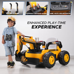 EMotorad Formula Fun Excavator Yellow