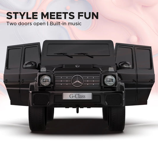 EMotorad Formula Fun Mercedes Benz G-Wagon Ride-On Car, Black, 3Y+