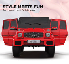 EMotorad Formula Fun Mercedes Benz G-Wagon Ride-On Car, Red, 3Y+