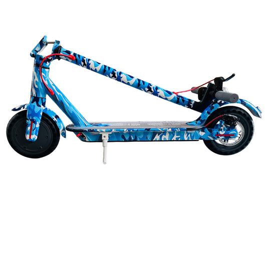 X1 Foldable Electric Scooter Printed Edition (Blue Military)