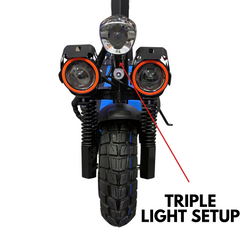 Beast Air Offroader Foldable Electric Scooter (Blue)