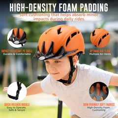 Hoverpro Sports Protective Gear Set for Boys & Girls | Kids Safety Guard Contains Helmet, Knee Pads, Elbow Pads & Wrist Guards | Ages 6-14 Years, Ideal for Cycling, Skateboarding & Scooters