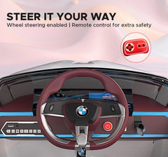EMotorad Formula Fun BMW i4 Ride-On Car, White, 3Y+