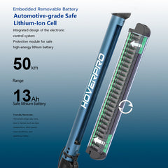 X11 Foldable Electric Scooter- Blue