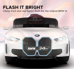 EMotorad Formula Fun BMW i4 Ride-On Car, White, 3Y+