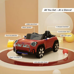 Emotorad Formula Fun Mini Cooper Aceman - Red