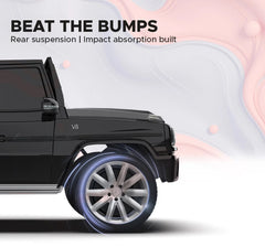 EMotorad Formula Fun Mercedes Benz G-Wagon Ride-On Car, Black, 3Y+