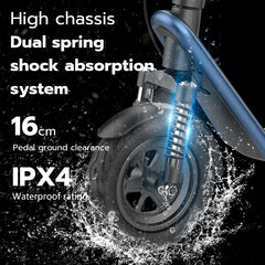 X11 Foldable Electric Scooter- Blue