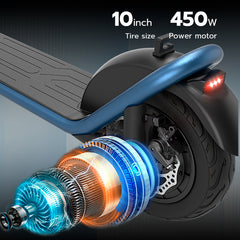 X11 Foldable Electric Scooter- Blue