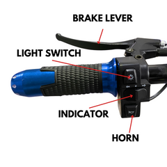 Beast Air Offroader Foldable Electric Scooter (Blue)