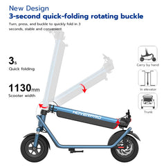 X11 Foldable Electric Scooter- Blue