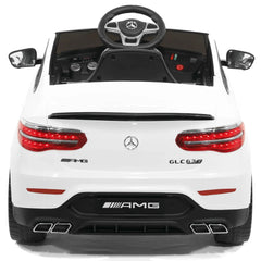 EMotorad Formula Fun Mercedes AMZ GLC Ride-On Car, White, 3Y+