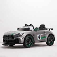 Emotorad Formula Fun Mercedes-Amg Gt4 Toy Ride-On Car (Grey-Green), 3-6 Years
