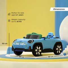 Emotorad Formula Fun Mini Cooper Aceman - Blue