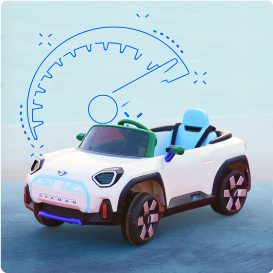 Emotorad Formula Fun Mini Cooper Aceman -White