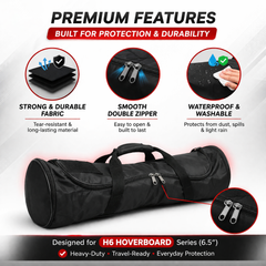 Hoverpro Carry Bag for H6 Hoverboard (6.5”) – Durable Travel Bag with Shoulder Strap & Protection Case