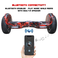 H11 Off-Road Red Fire Hoverboard